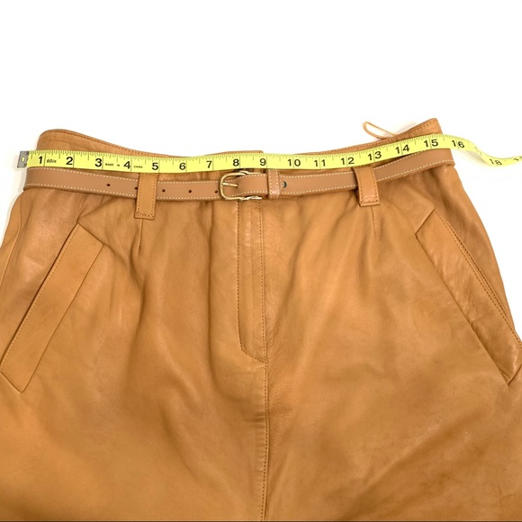 COPACABANA Leather Skirt Size 07 - Picture 4 of 7